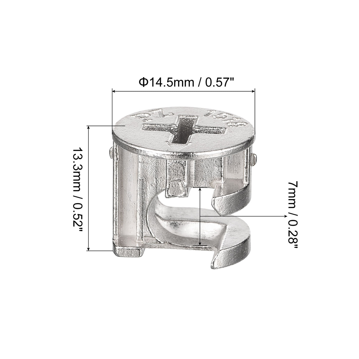 Harfington Cam Lock Nut for Furniture Joint Connector Locking Nuts, Furniture Cam Fittings