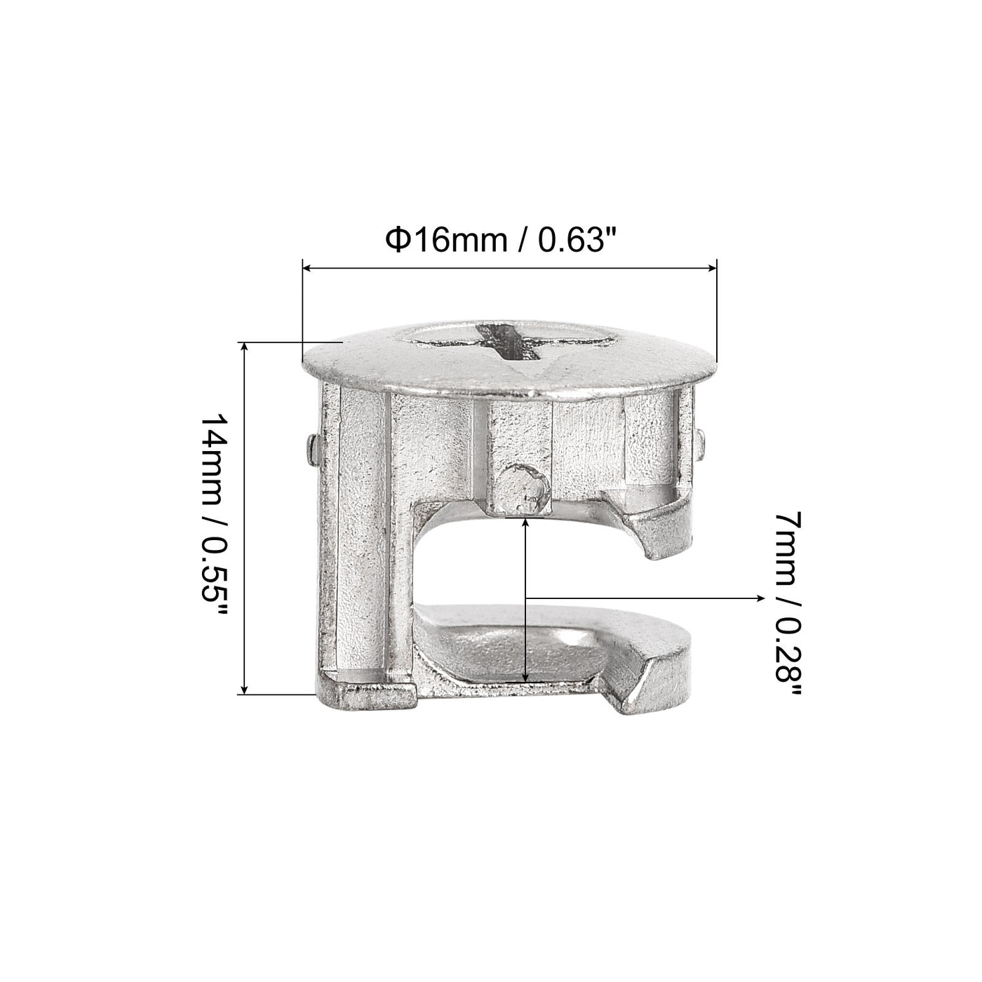 Harfington Cam Lock Nut for Furniture Joint Connector Locking Nuts, Cam Fittings