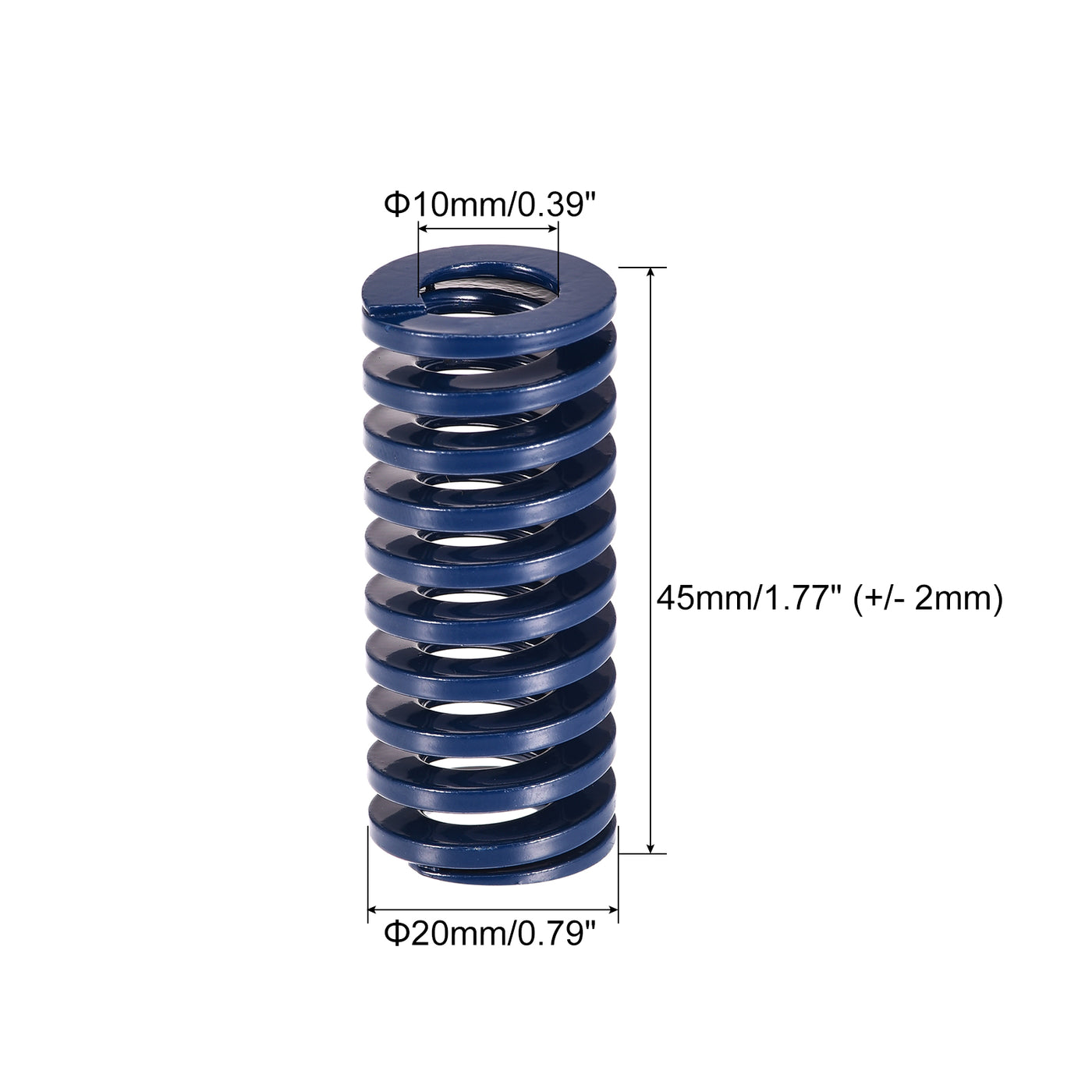 uxcell Uxcell 10Stk Matrize Feder 20mm 45mm Leichte Last Druckplatte für 3D-Drucker Teil Blau