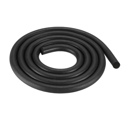 uxcell Uxcell Foam Rubber Weather Seal Strip, 7mm Diameter 6 Meters Long for DIY Gasket