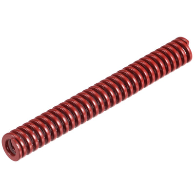 uxcell Uxcell Die Spring, 8mm OD 60mm Long Stamping Medium Load Compression, Red