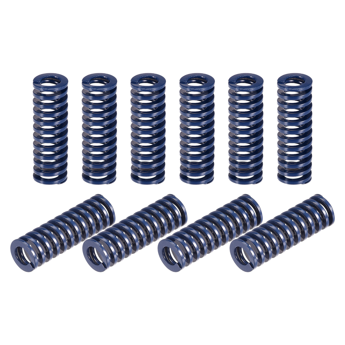 uxcell Uxcell Die Spring, 20pcs 10mm OD 30mm Long Stamping Light Load Compression, Blue