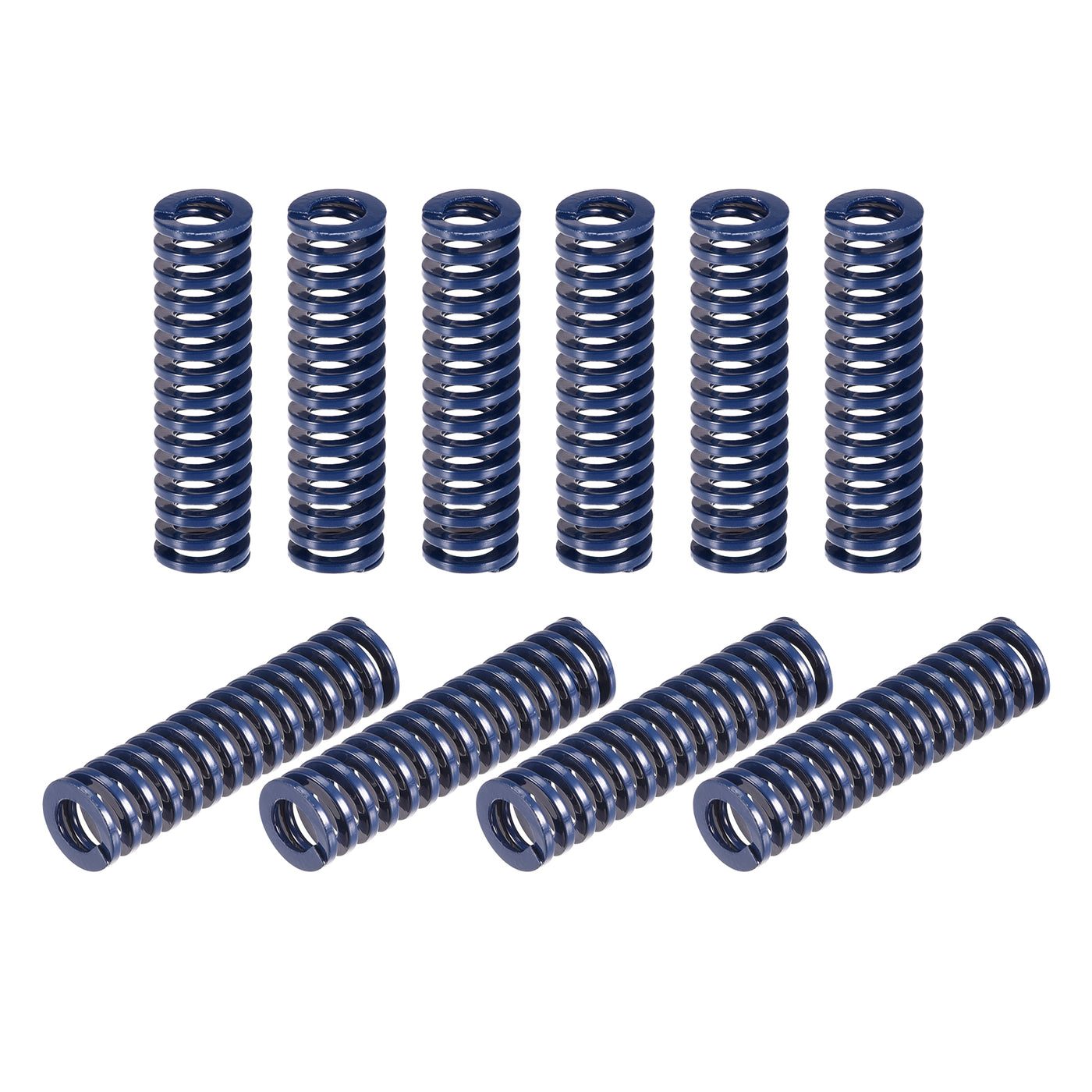 uxcell Uxcell Die Spring, 20pcs 10mm OD 40mm Long Stamping Light Load Compression, Blue