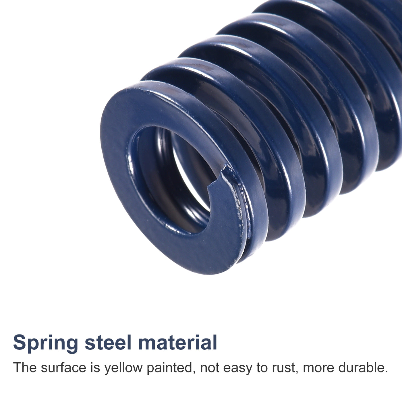 uxcell Uxcell Die Spring, 16mm OD 20mm Long Stamping Light Load Compression, Blue