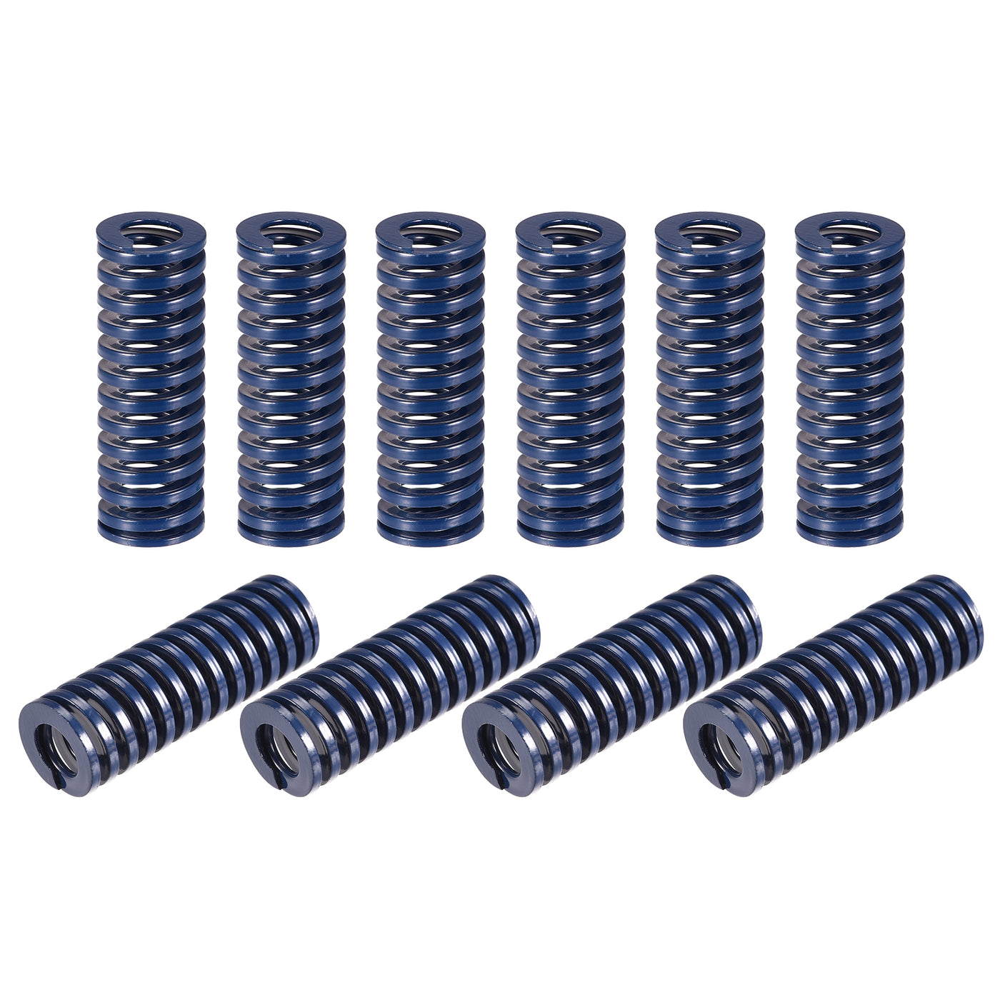 uxcell Uxcell Die Spring, 10pcs 16mm OD 45mm Long Stamping Light Load Compression, Blue