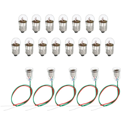 Harfington Screw Base Miniature Bulbs Mini Lamps, with Lamp Holders