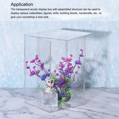 Harfington Acrylic Display Case Plastic Box