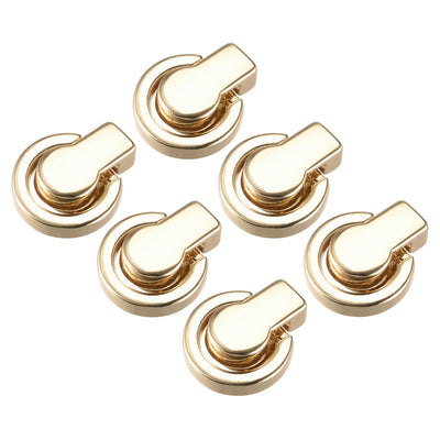 Harfington Uxcell 12Pcs Ball Stud Rivet Screw Ball Post Head Buttons for DIY Leather Craft, Gold