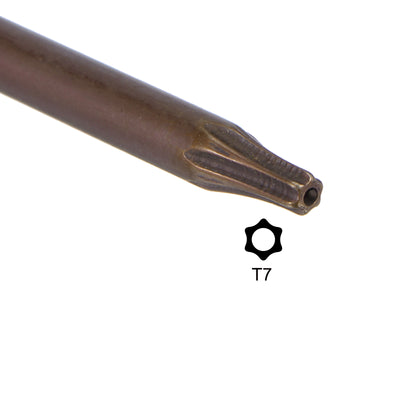 Harfington Manipulationssichere Torx-Sternschlüssel, L-förmiger langer Arm, S2-Stahl