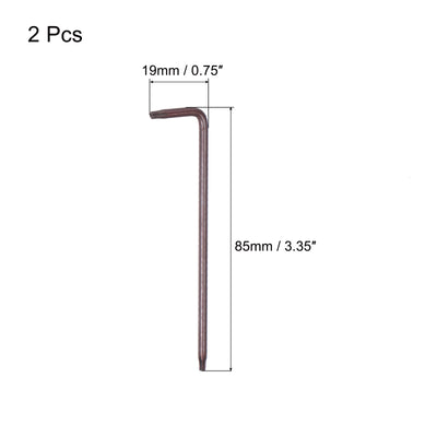 Harfington Manipulationssicherer Torx-Sternschlüssel, L-förmiger langer Arm, S2-Stahl