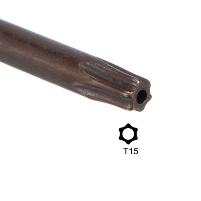 Harfington Manipulationssicherer Torx-Sternschlüssel, L-förmiger langer Arm, S2-Stahl