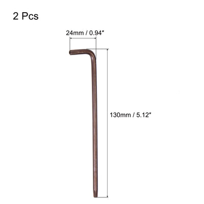 Harfington Manipulationssicherer Torx-Sternschlüssel, L-förmiger langer Arm, S2-Stahl