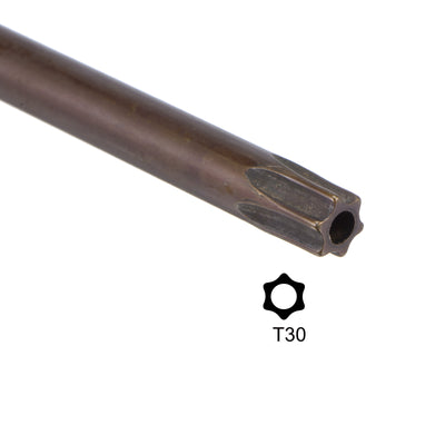 Harfington Manipulationssicherer Torx-Sternschlüssel-Bitschlüssel, L-förmiger langer Arm, S2-Stahl