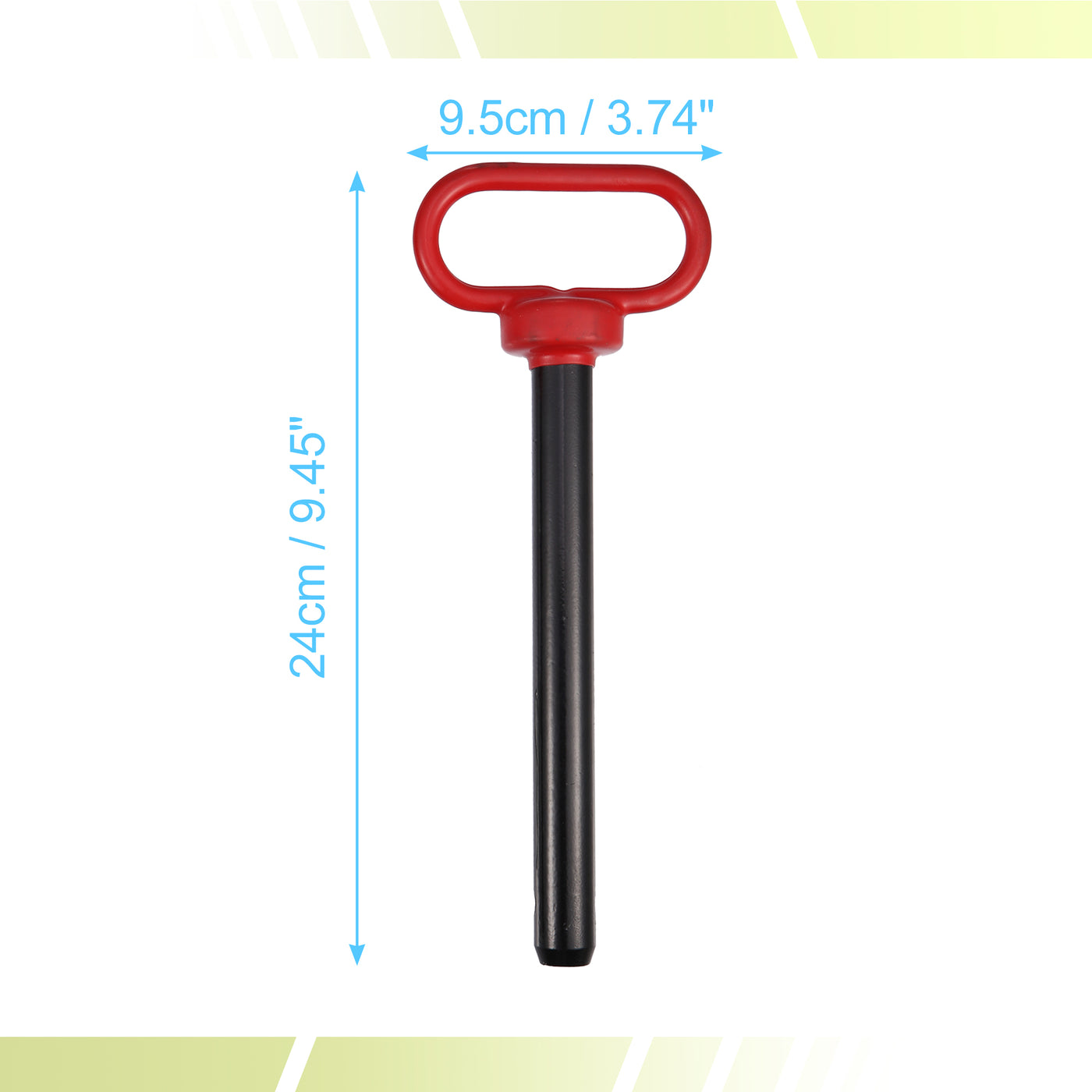 X AUTOHAUX 6-1/2" x 3/4" Trailer Towing Handle Hitch Clevis Pin and Clip for Lawn Mower Trailer Towing Cargo Boat RV Car Truck Bike Tractor Tow Hitch Lock Pins for Safe and Easy Hauling