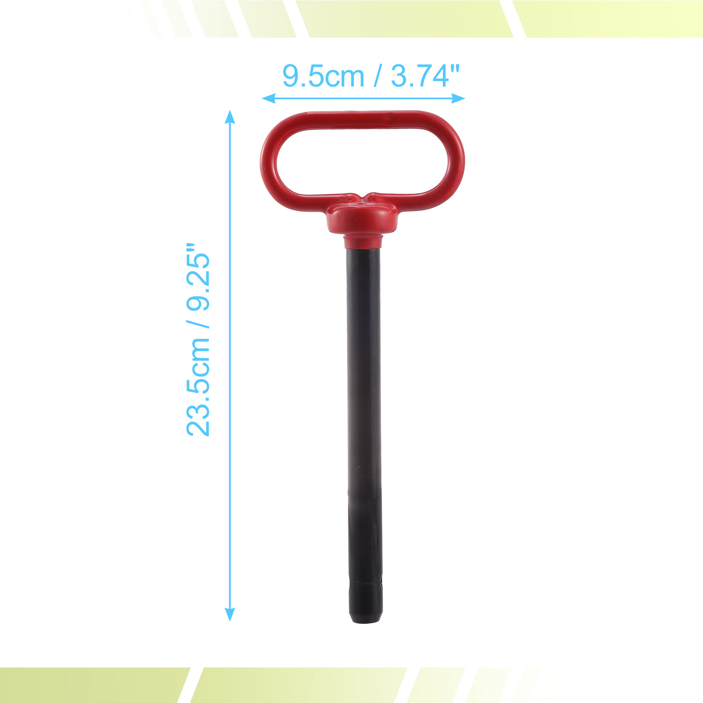 X AUTOHAUX 2pcs 5/8" x 6" Trailer Towing Handle Hitch Clevis Pin and Clip for Lawn Mower Trailer Gate Towing Cargo Boat RV Car Truck Bike Tractor Tow Hitch Lock Pins Red