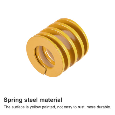 Harfington Uxcell Die Spring, 27mm OD 30mm Long Stamping Light Load Compression Yellow