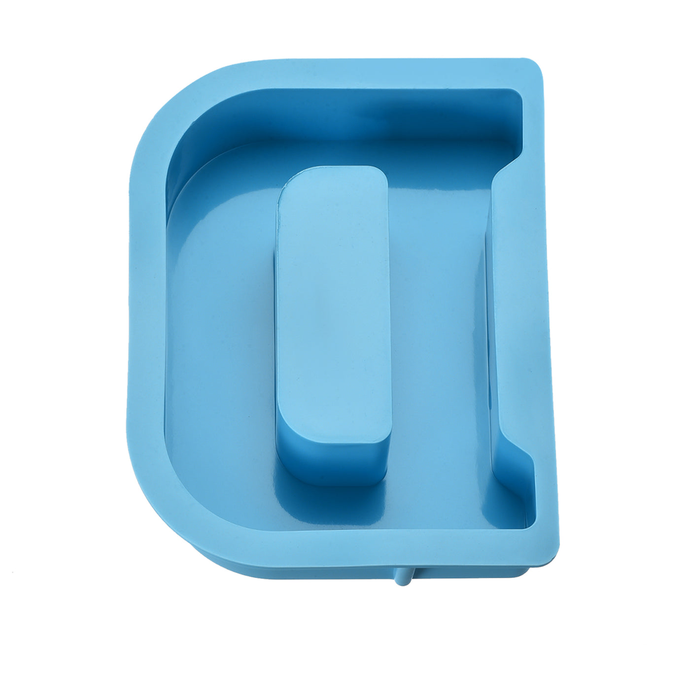 Harfington Silicone Resin Letter Mold 3D Mold for Epoxy Resin Art Large D Blue 6inch