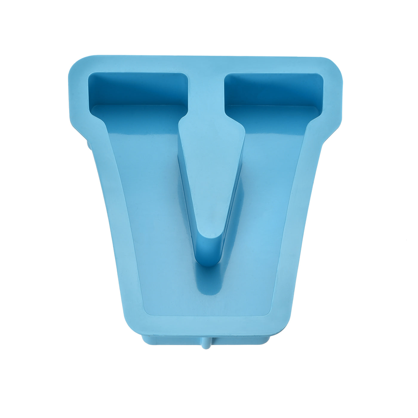 Harfington Silicone Resin Letter Mold 3D Mold for Epoxy Resin Art Large V Blue 6inch