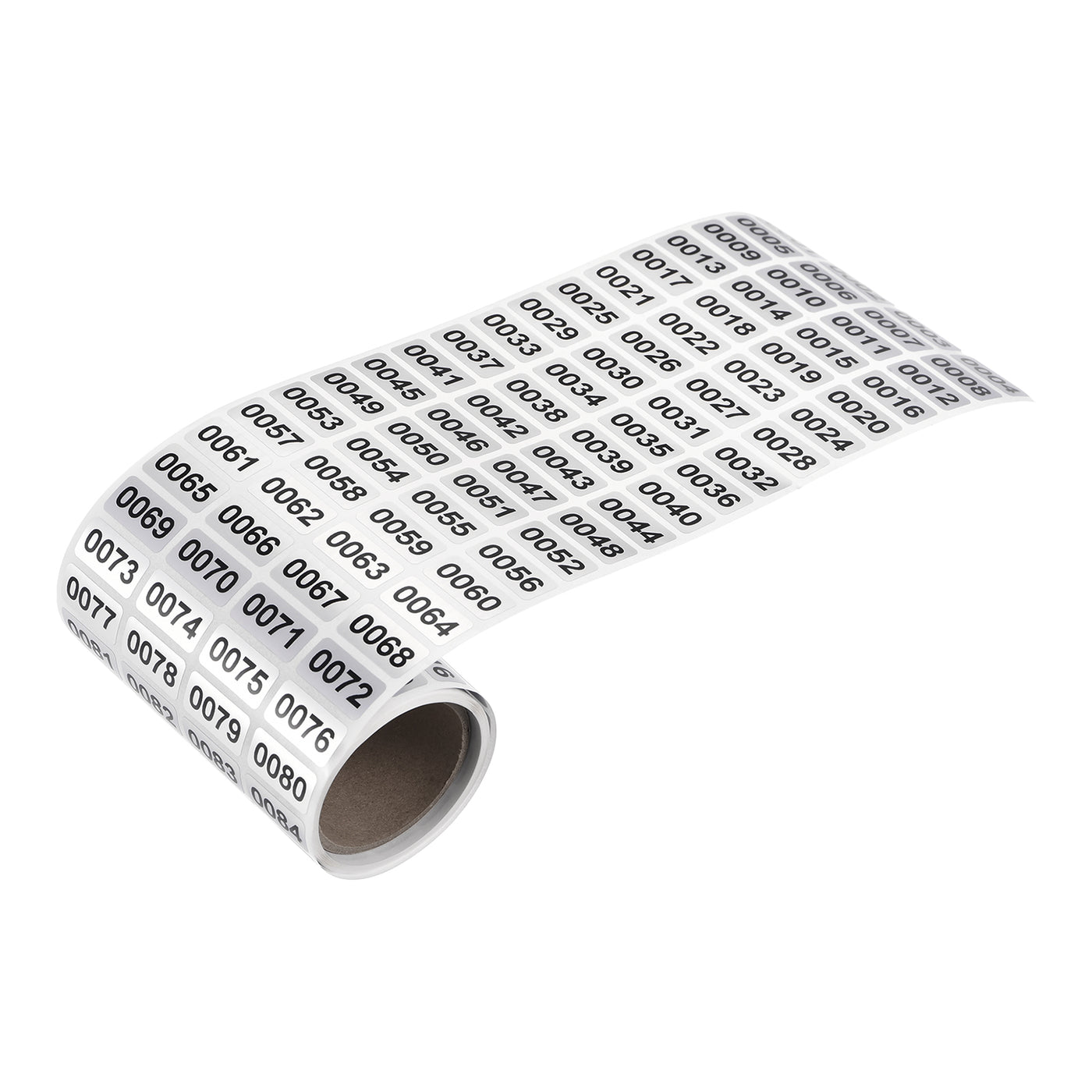 Harfington 1 to 1000 Consecutive Number Stickers Inventory Label Black Numbers for Office Warehouse Numbering Classification