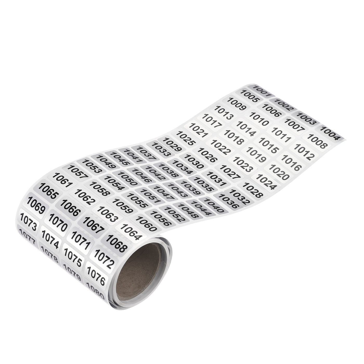 Harfington 1001 to 2000 Consecutive Number Stickers Inventory Label Black Numbers for Office Warehouse Numbering Classification