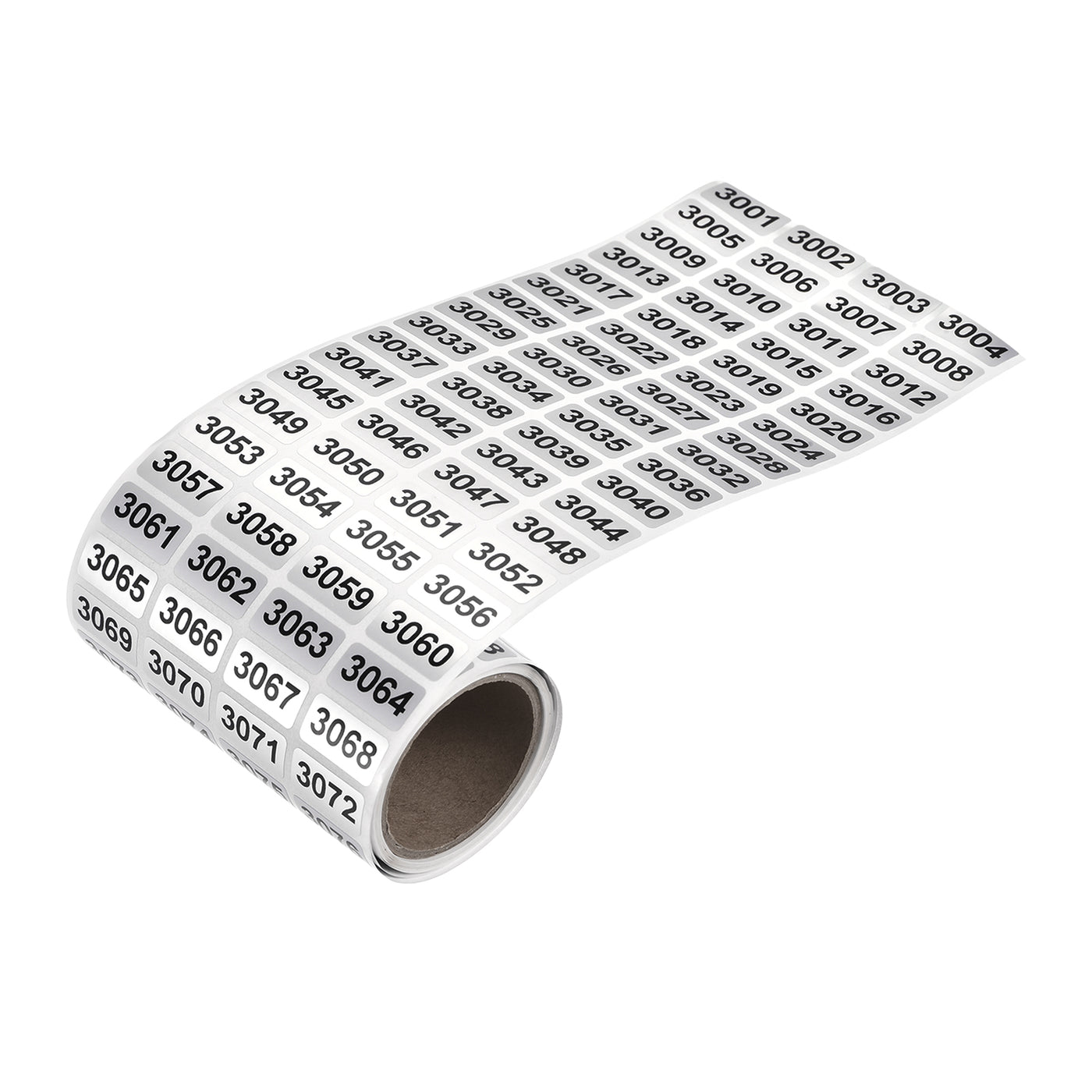 Harfington 3001 to 4000 Consecutive Number Stickers Inventory Label Black Numbers for Office Warehouse Numbering Classification