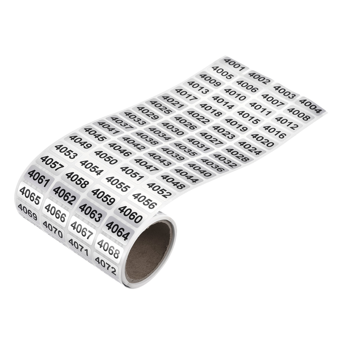 Harfington 4001 to 5000 Consecutive Number Stickers Inventory Label Black Numbers for Office Warehouse Numbering Classification