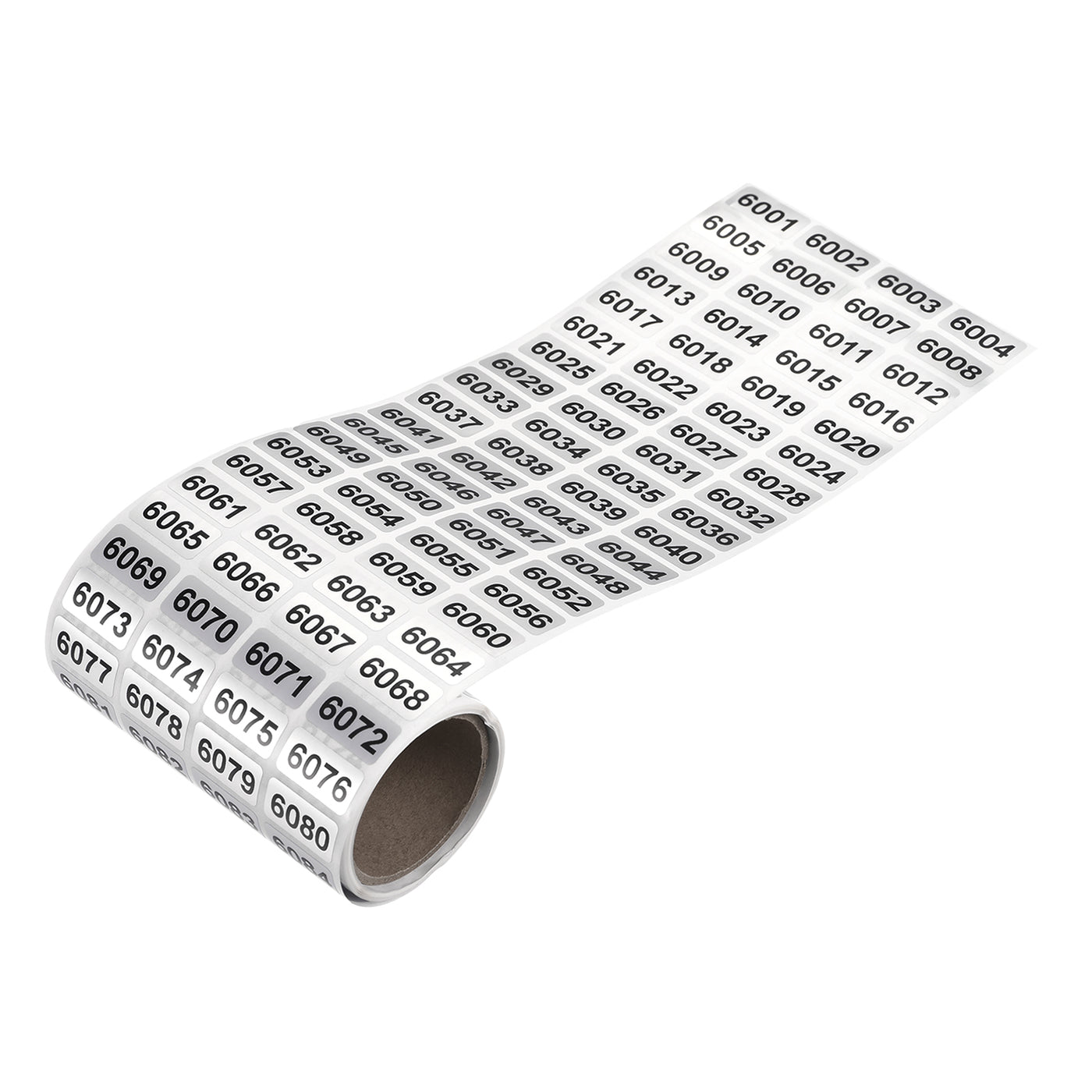 Harfington 6001 to 7000 Consecutive Number Stickers Inventory Label Black Numbers for Office Warehouse Numbering Classification