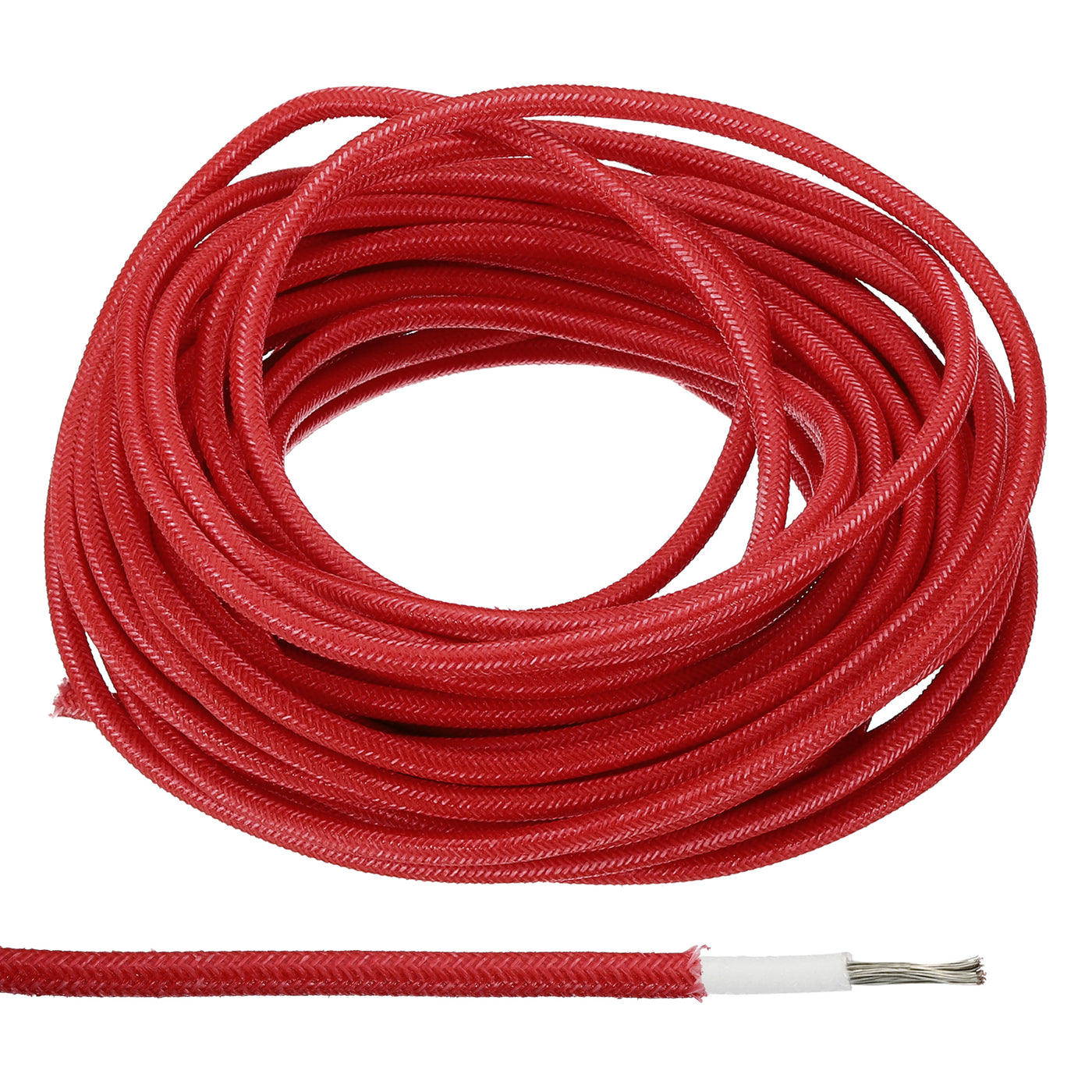 Harfington 9.8Ft 14AWG Electronic Wire, -30 to 200 Degree Celsius Insulated High Temperature Resistant Electrical Flexible Silicone Cable, Red