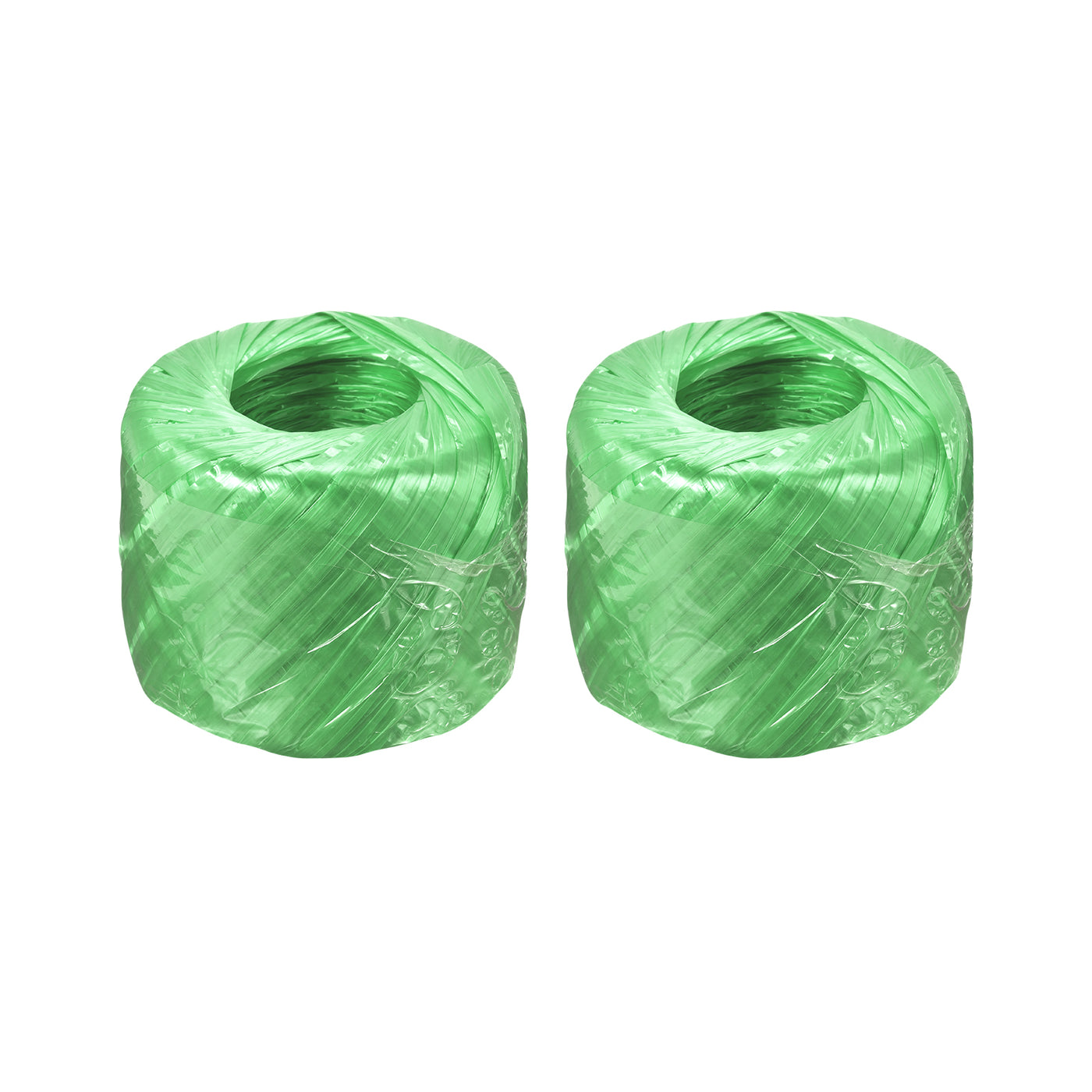 Harfington Polyester Nylon Plastic Rope Twine Bundled for Packing ,100m Green 2Pcs