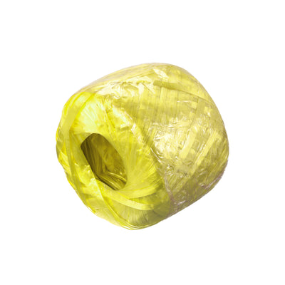 Harfington Polyester Nylon Plastic Rope Twine Bundled for Packing ,100m Yellow 1Pcs