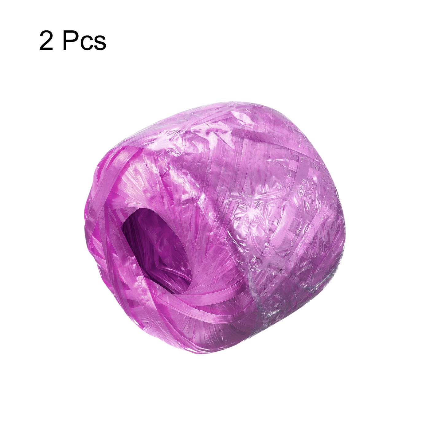 Harfington Polyester Nylon Plastic Rope Twine Bundled for Packing ,100m Purple 2Pcs