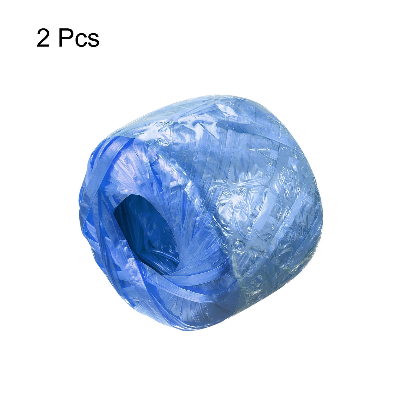 Harfington Polyester Nylon Plastic Rope Twine Household Bundled for Packing ,100m Blue 2Pcs