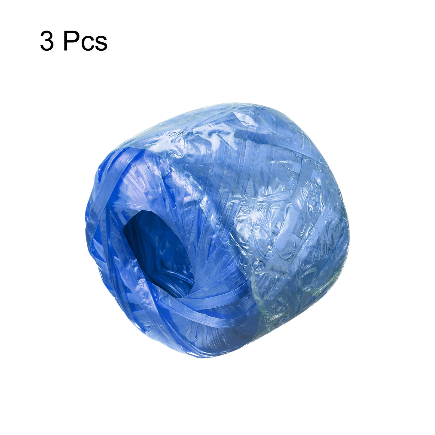 Harfington Polyester Nylon Plastic Rope Twine Household Bundled for Packing ,100m Blue 3Pcs