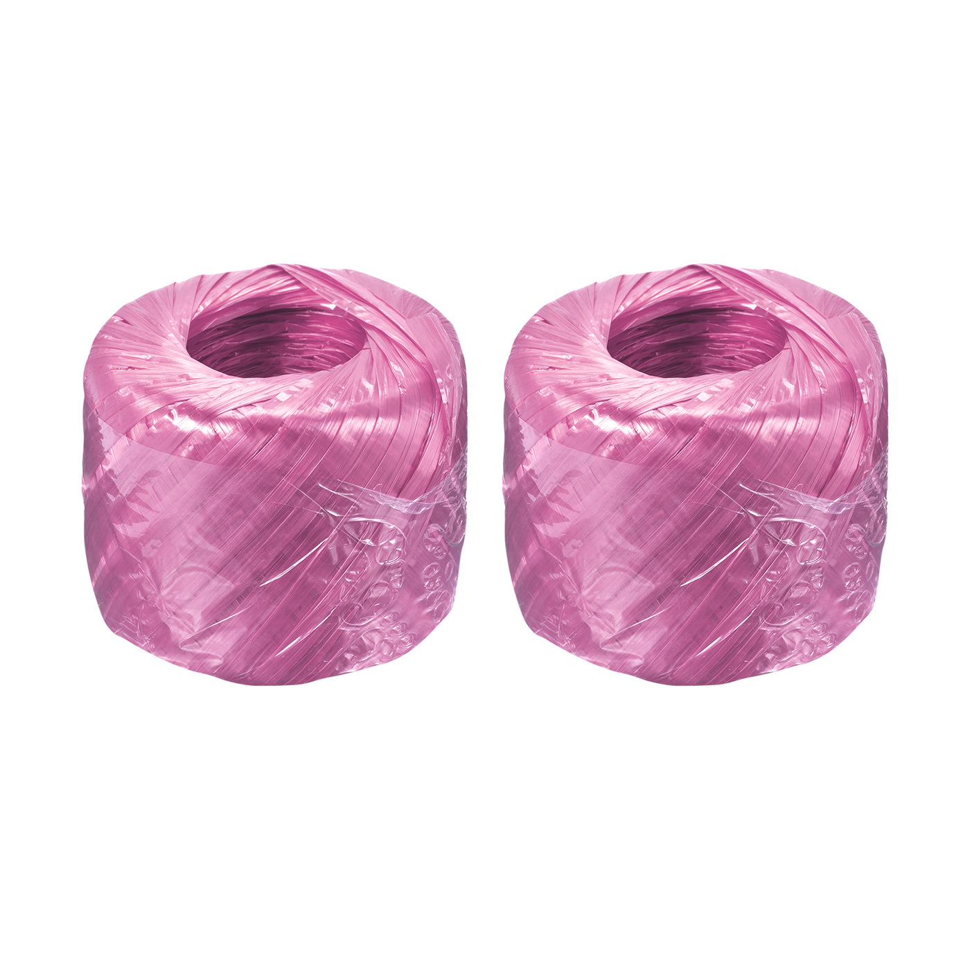 Harfington Polyester Nylon Plastic Rope Twine Household Bundled for Packing ,150m Pink 2Pcs