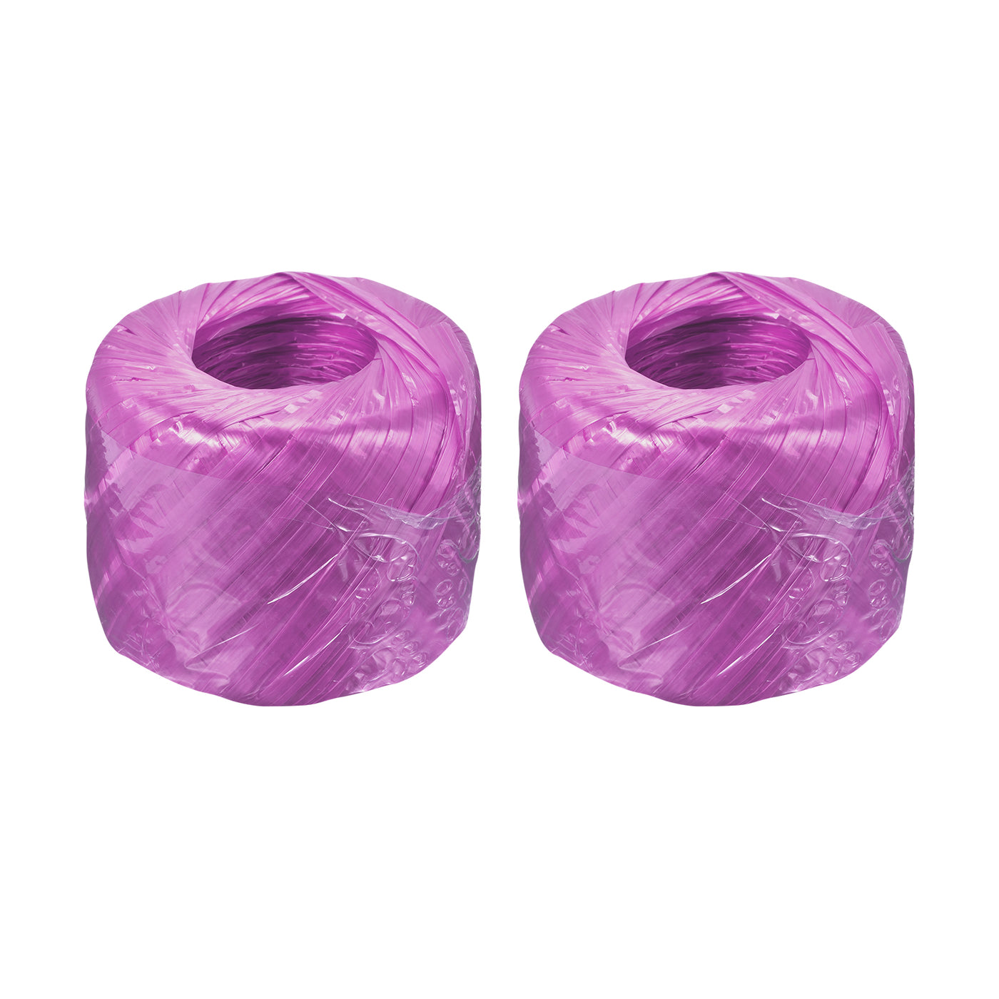 Harfington Polyester Nylon Plastic Rope Twine Bundled for Packing ,150m Purple 2Pcs