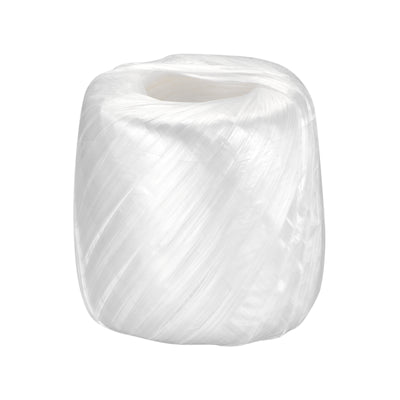 Harfington Polyester Nylon Plastic Rope Twine Bundled for Packing ,200m White 1Pcs