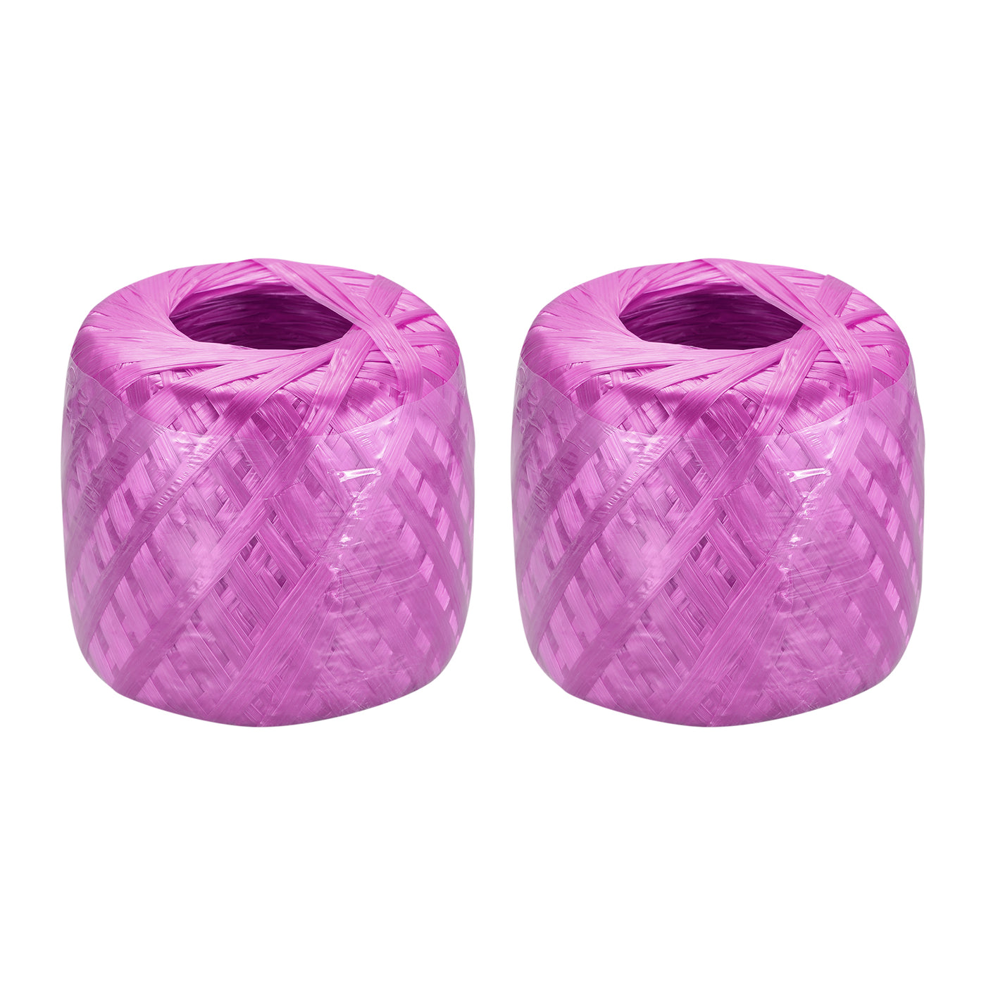 Harfington Polyester Nylon Plastic Rope Twine Bundled for Packing ,200m Purple 2Pcs