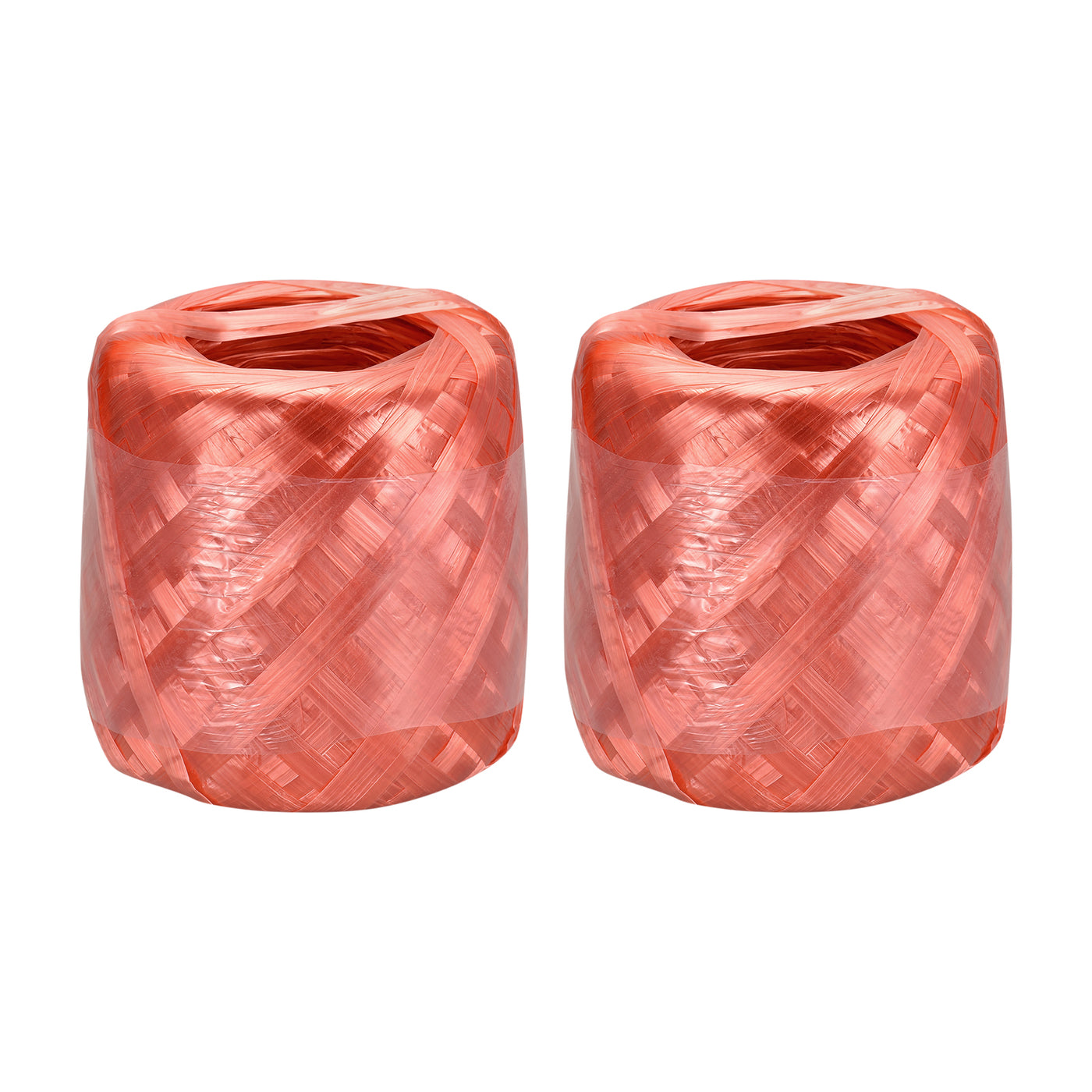 Harfington Polyester Nylon Plastic Rope Twine Household Bundled for Packing ,250m Red 2Pcs