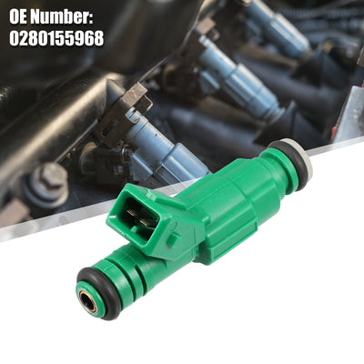 Harfington 1pc 0280155968 9202100 874432 Fuel Injector Nozzle Replacement for Volvo C70 1998-2004 2.4L 2.3L for Volvo S60 V70 2001-2009 2.3T 2.4T 2.5T