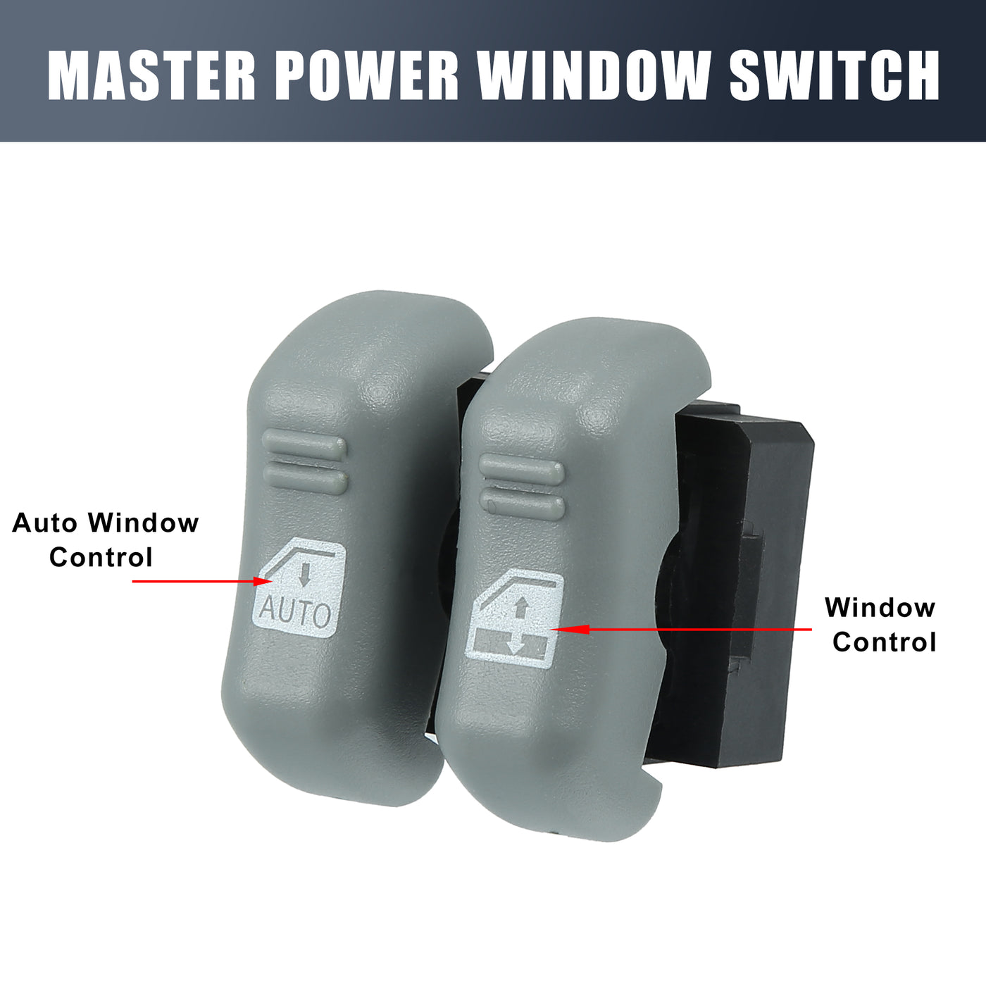 X AUTOHAUX Power Window Switch Front Driver Side Power Window Master Control Switch 10402845 for Pontiac Firebird 1993-2002