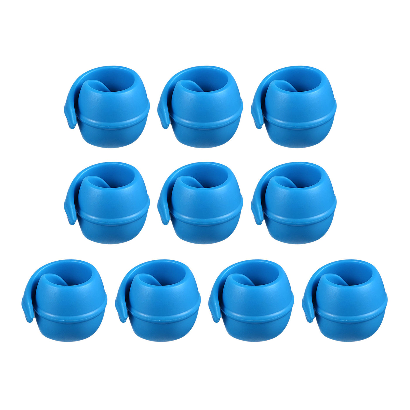 Harfington 10pcs Thread Spool Savers for Sewing and Embroidery Machine Bobbins Prevent Thread Tails from Unwinding, Blue