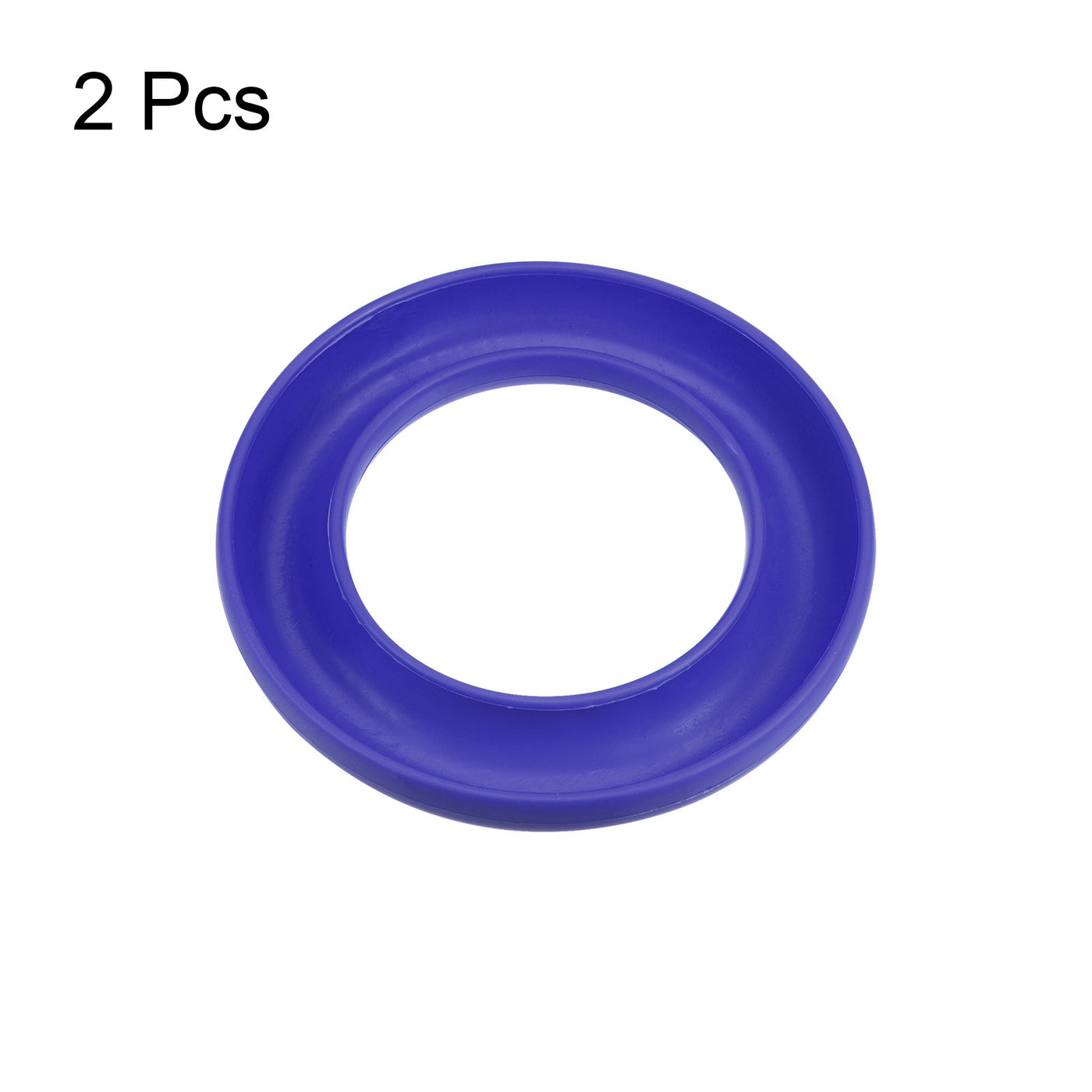 Harfington 2pcs Silicone Bobbins Ring Holder Sewing Machine Thread Spool Saver, Dark Blue