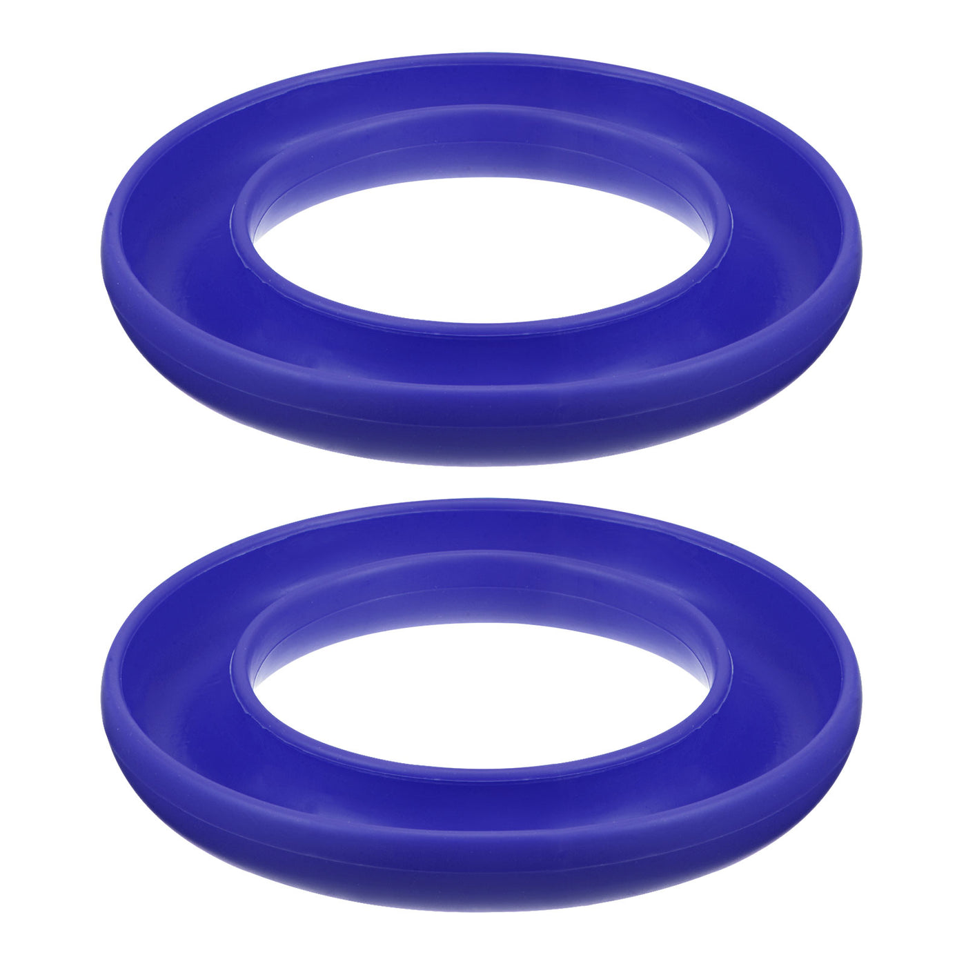 Harfington 2pcs Silicone Bobbins Ring Holder Sewing Machine Thread Spool Saver, Dark Blue