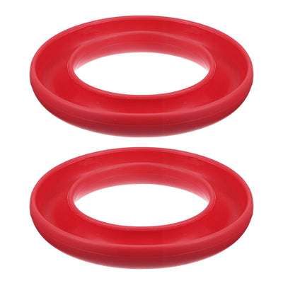 Harfington 2pcs Silicone Bobbins Ring Holder Sewing Machine Thread Spool Saver, Red