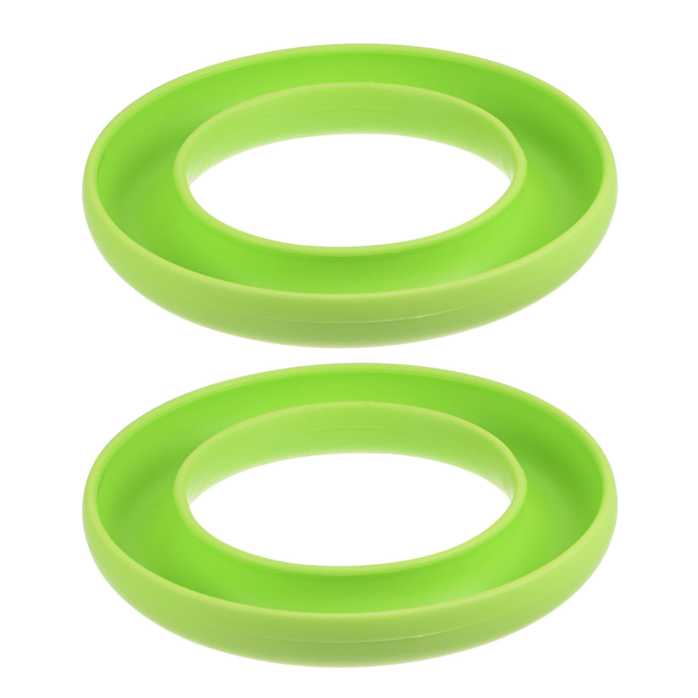 Harfington 2pcs Silicone Bobbins Ring Holder Sewing Machine Thread Spool Saver, Green