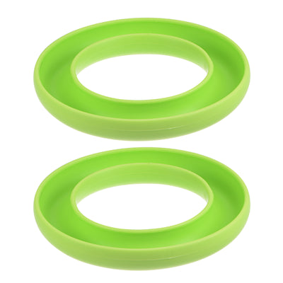 Harfington 2pcs Silicone Bobbins Ring Holder Sewing Machine Thread Spool Saver, Green