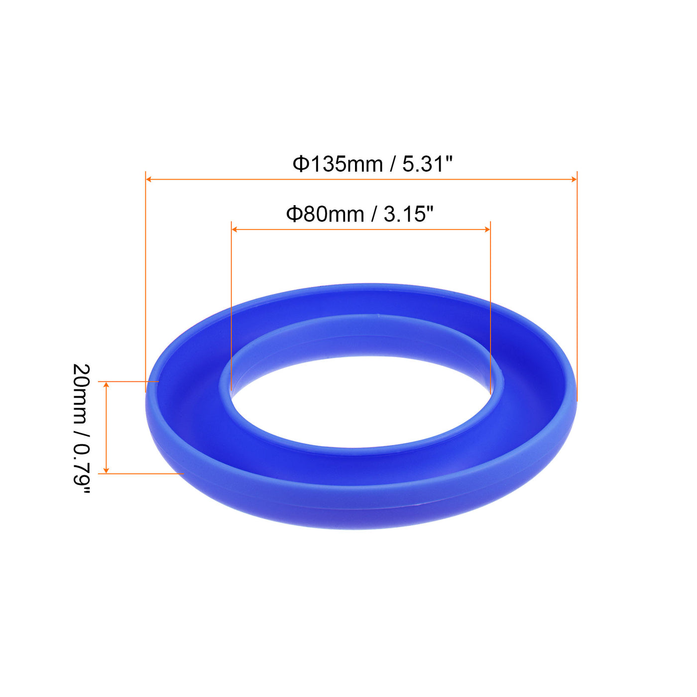 Harfington Silicone Bobbins Ring Holder Sewing Machine Thread Spool Saver, Blue