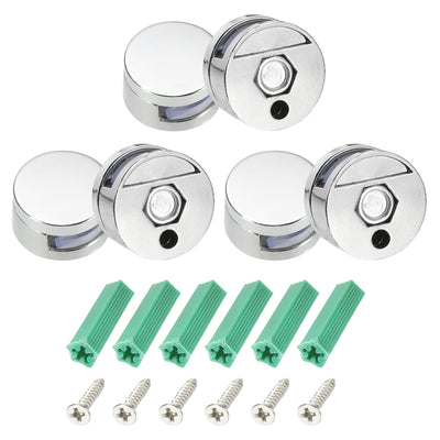 Harfington Mirror Holders Mirror Clips Mirror Mounting Clip Mirror Glass Dresser Bathroom Wall-Mounted Mirrors Bracket