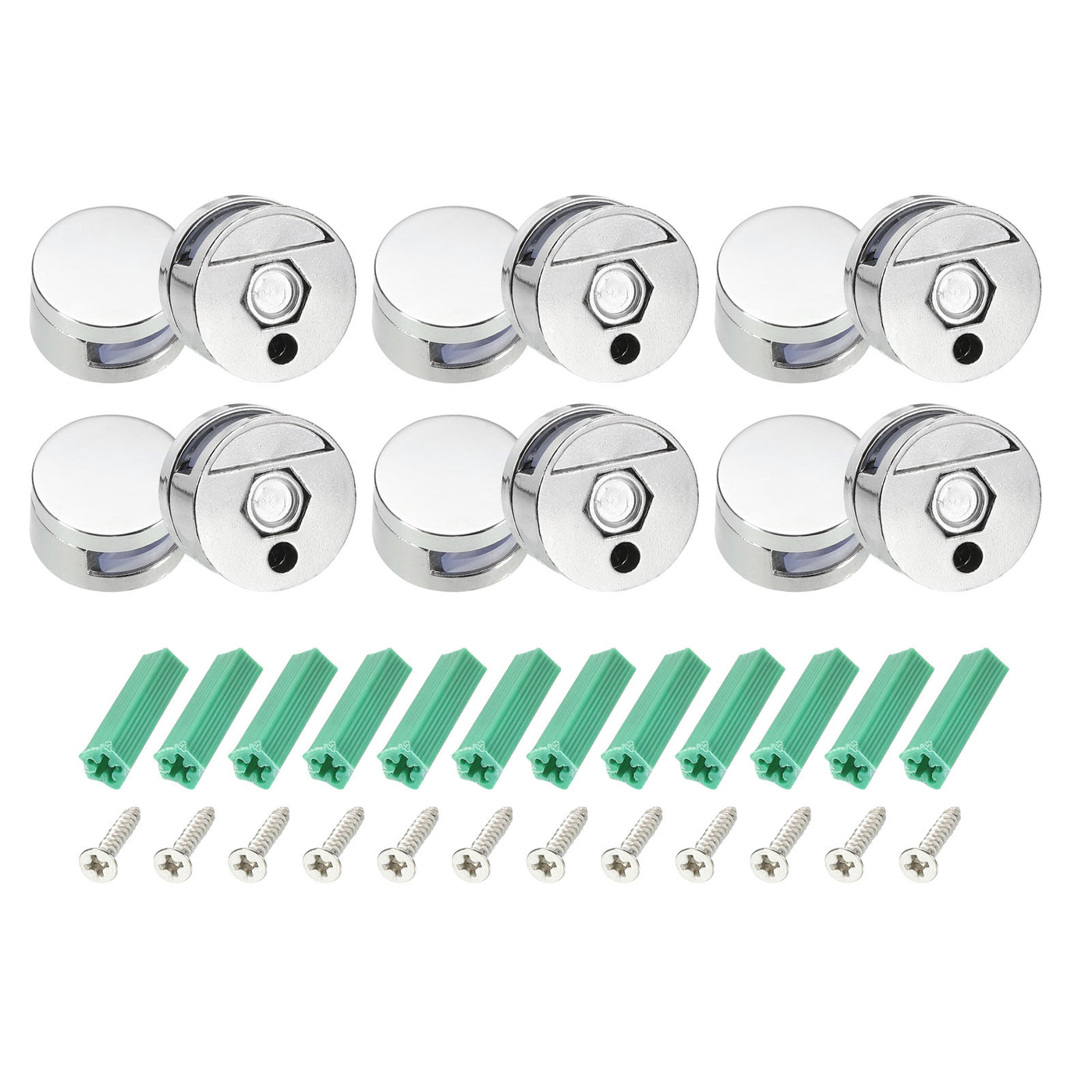 Harfington Mirror Holders Mirror Clips Mirror Mounting Clip Mirror Glass Dresser Bathroom Wall-Mounted Mirrors Bracket