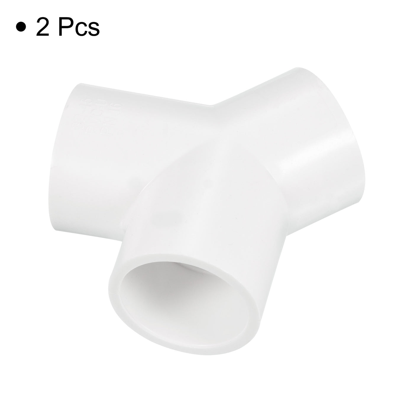 Harfington 1.26" PVC Rohrbeschläge 2Pack 3 Wege Y Form Wasserschlauch Verbindung für Garten